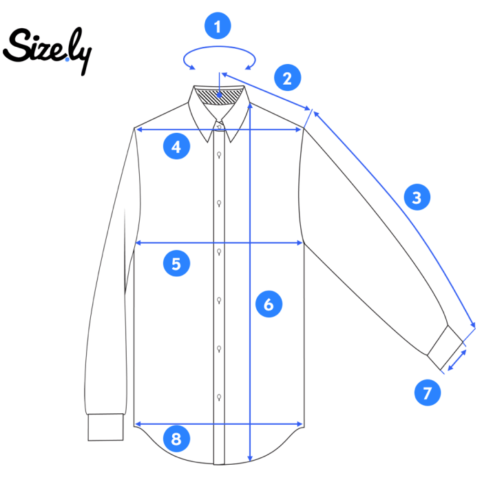 How to measure for a mens dress shirt