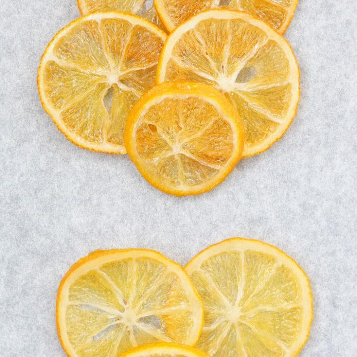 How to make candied lemon slices for decoration