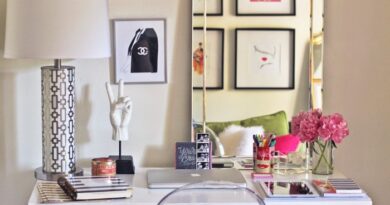 How to decorate home office desk