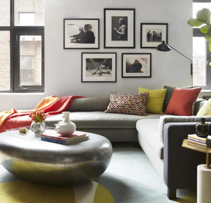 How to decorate living room with gray sofa