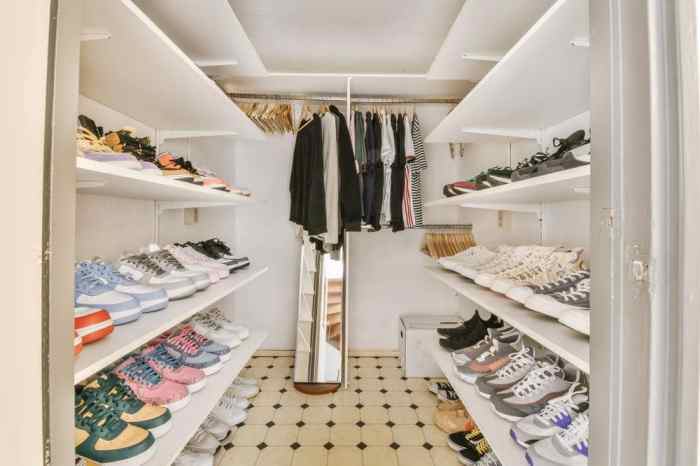 Mens dress shoe storage