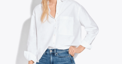 Women white dress shirt