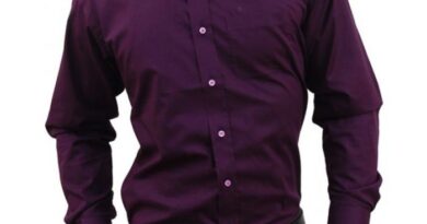 Dark purple dress shirt men's