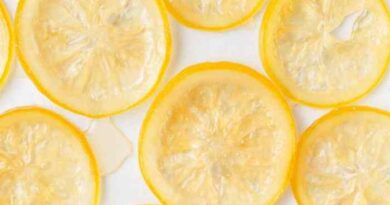 How to make candied lemon slices for decoration