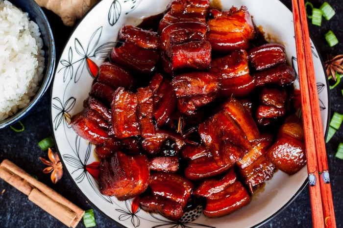 Char siu pork bbq chinese sauce recipe goes sliced