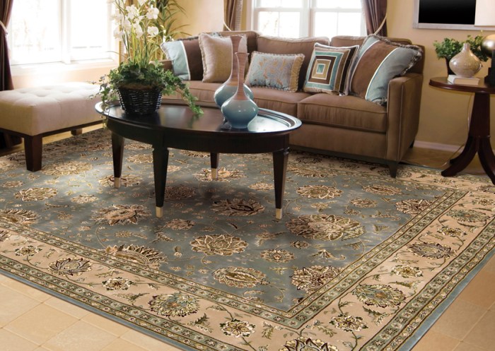 How to decorate a room using oriental rugs