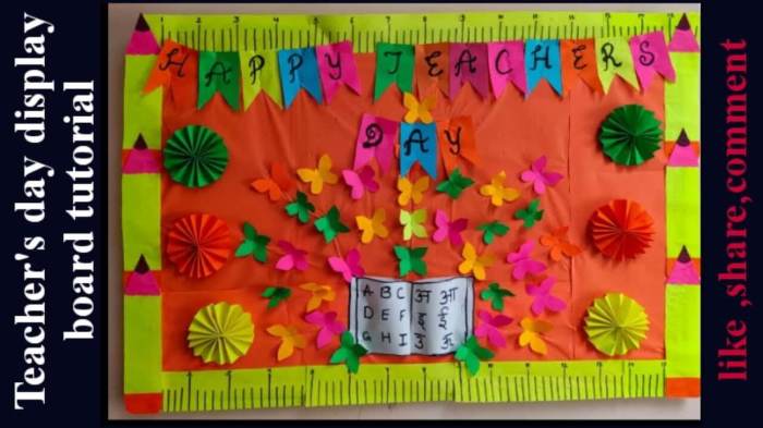 How to make teachers day decoration