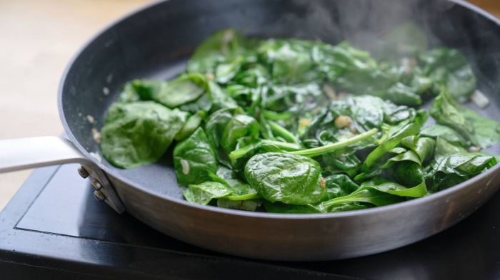 How to cook spinach nepali style