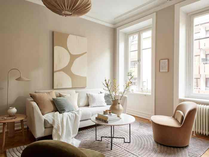 How to decorate a beige colored room