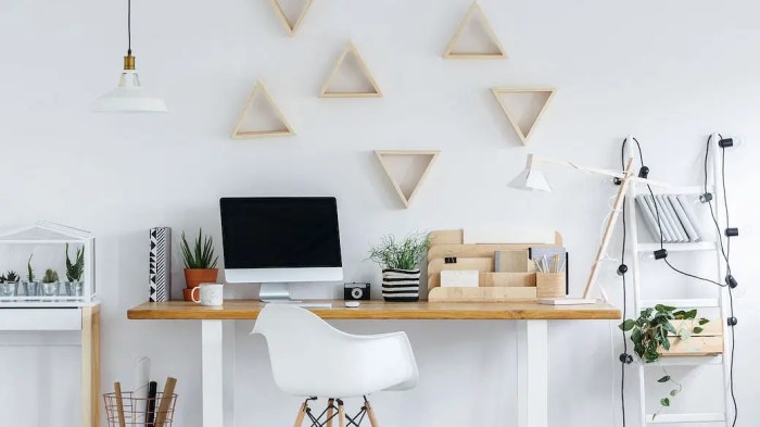 How to decorate home office desk