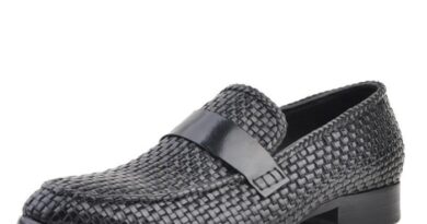 Mens woven dress shoes