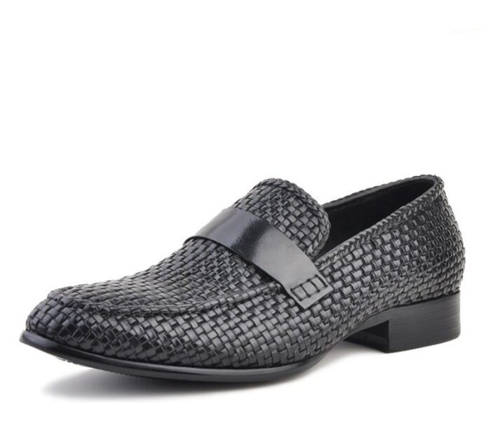 Mens woven dress shoes